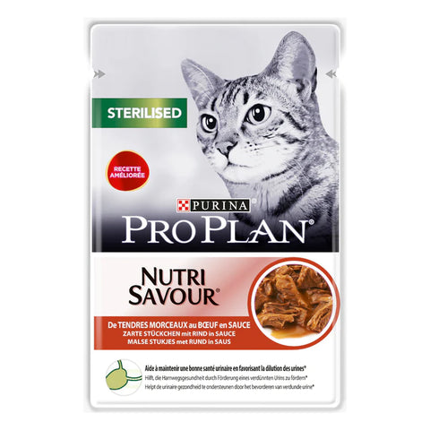 *PRO PLAN STERILISED Cat Beef 85g