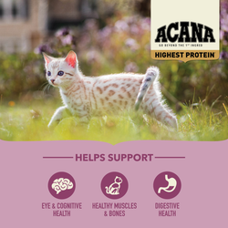 *Acana Highest Protein Complete Kitten Food 1.8kg