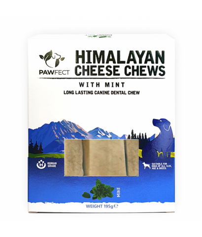 **Pawfect Himalayan Cheese Chew Bar with Mint 195g (3x 65g)