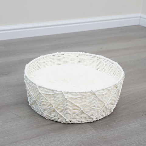 *Catry Cat Bed Basket 40x40x15h cm