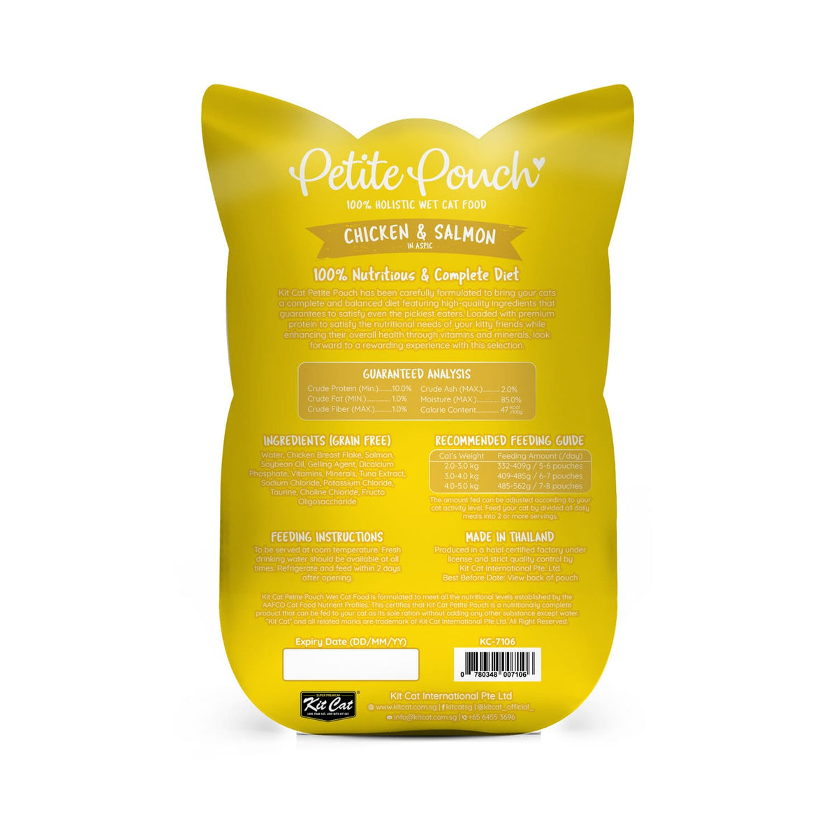 *Kit Cat Petite Pouch 70g – Chicken & Salmon