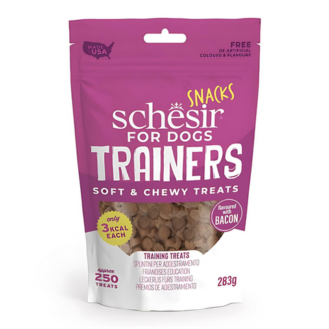 *Schesir Dog Snacks Trainers Soft & Chewy 283g - Bacon