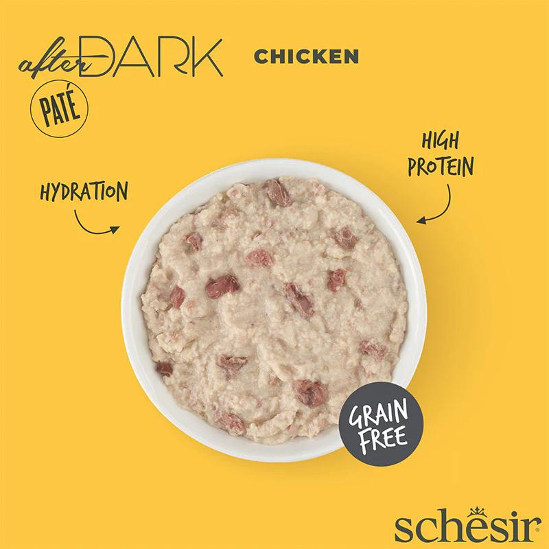 *Schesir After Dark Patè For Cat - Chicken 80g