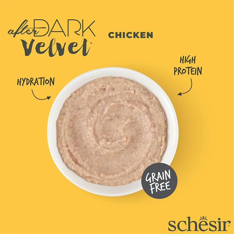 *Schesir After Dark Velvet Mousse For Cat - Chicken 80g