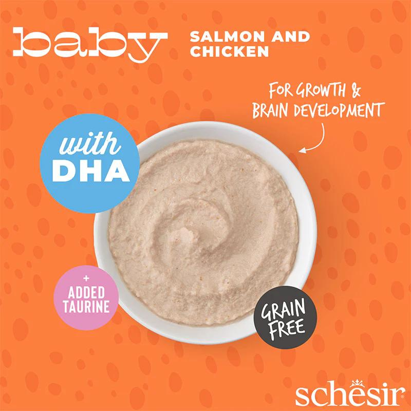 *Schesir Baby Mousse Kitten - Salmon And Chicken 70g