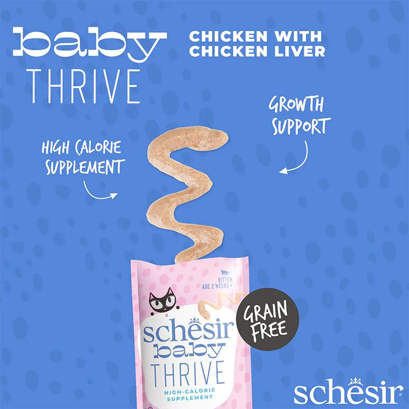 *Schesir Baby Thrive Mousse Kitten - Chicken 160g