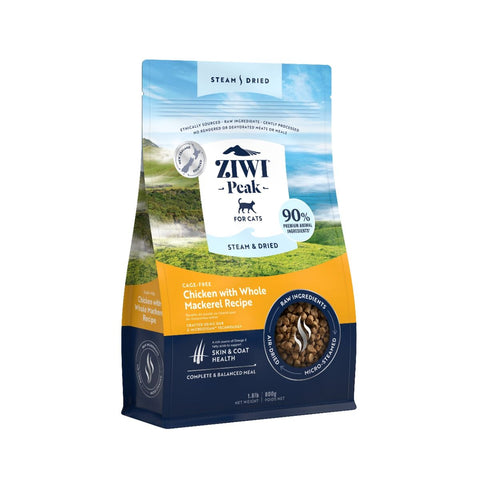 *ZIWI Peak Steam & Dried Cage-Free Chicken with Whole Mackarel Recipe Dry Cat Food