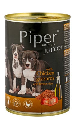 *Piper with Chicken Gizzards & Brown Rice 400g